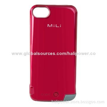 Spring Accessory for iPhone 5, 2,200mAh Capacity, Li-polymer Battery